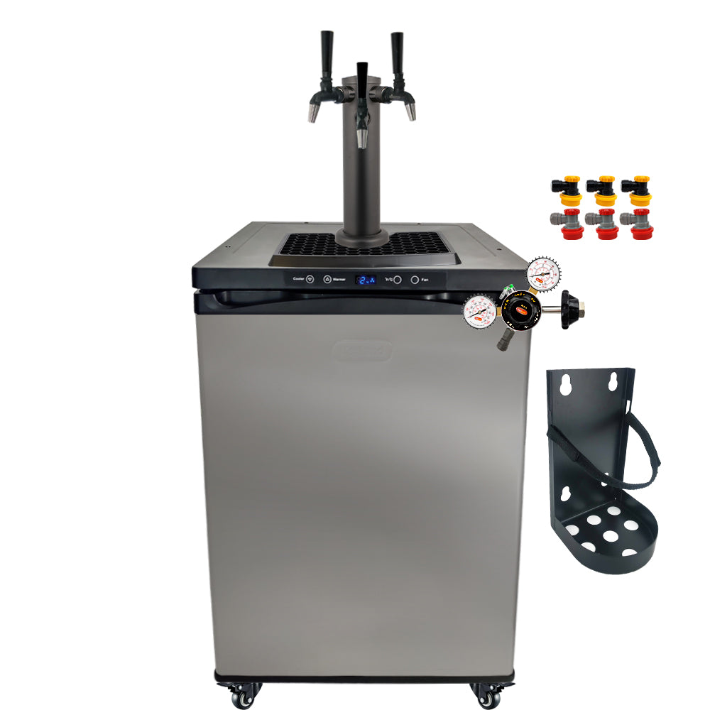 Get the All Black Phantom Beer Tower and the Punisher Edition NukaTaps on your preferred Kegerator model.