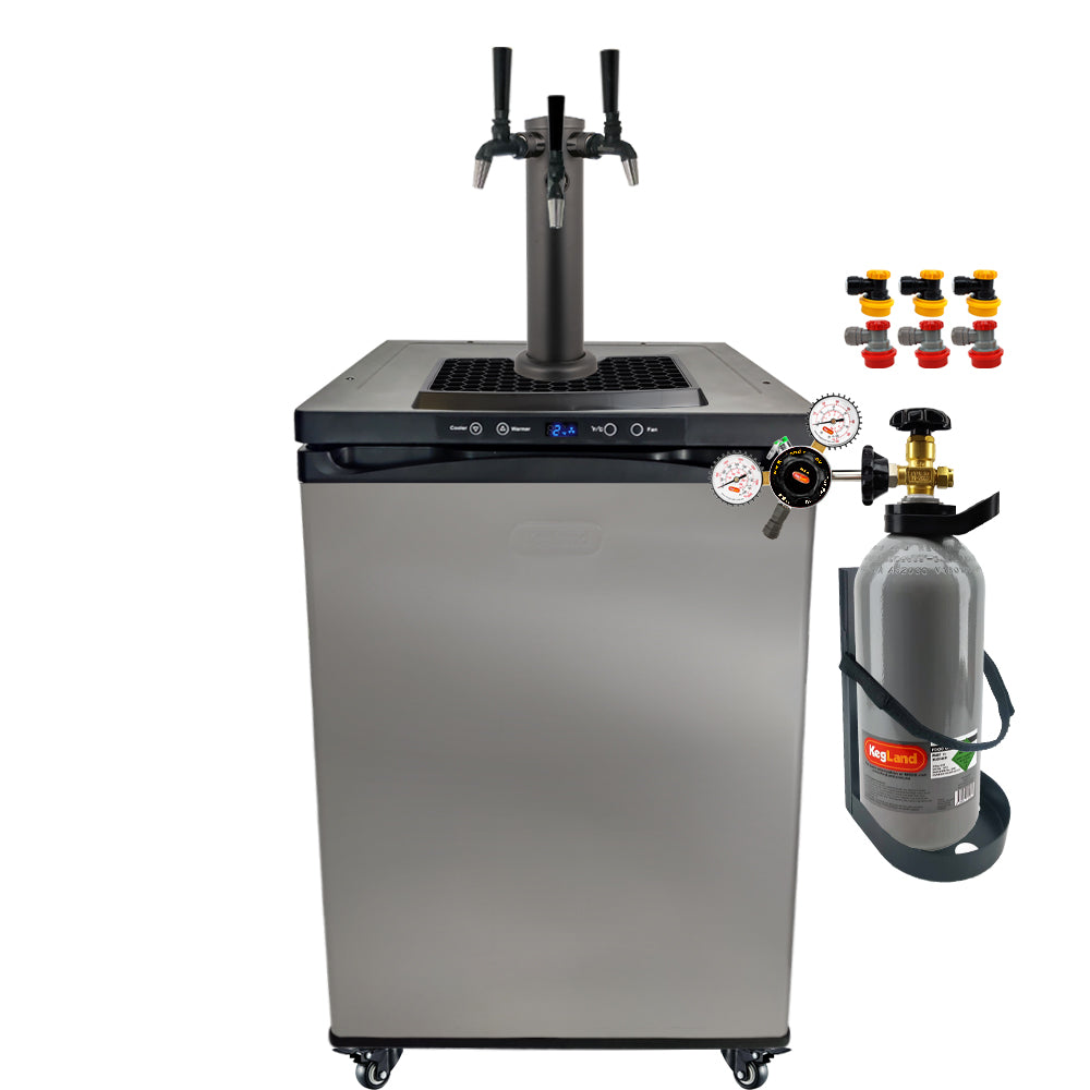 Get the All Black Phantom Beer Tower and the Punisher Edition NukaTaps on your preferred Kegerator model.