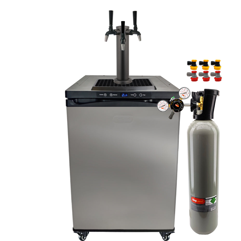 Get the All Black Phantom Beer Tower and the Punisher Edition NukaTaps on your preferred Kegerator model.