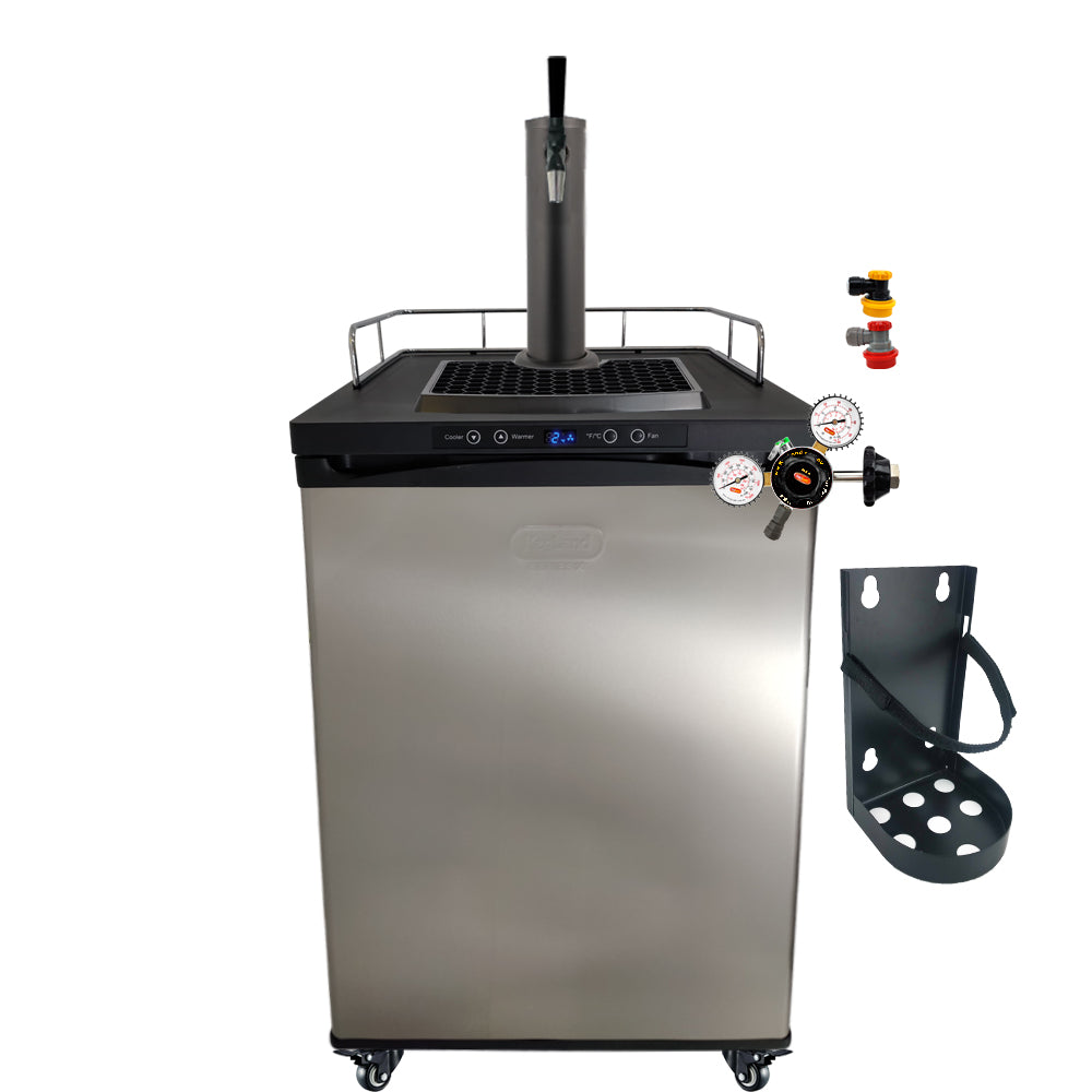 Get the All Black Phantom Beer Tower and the Punisher Edition NukaTaps on your preferred Kegerator model.