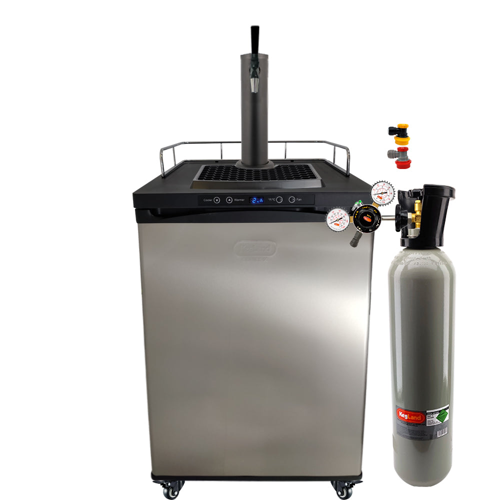 Get the All Black Phantom Beer Tower and the Punisher Edition NukaTaps on your preferred Kegerator model.