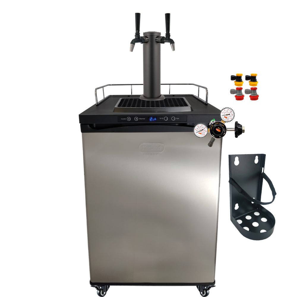 Get the All Black Phantom Beer Tower and the Punisher Edition NukaTaps on your preferred Kegerator model.