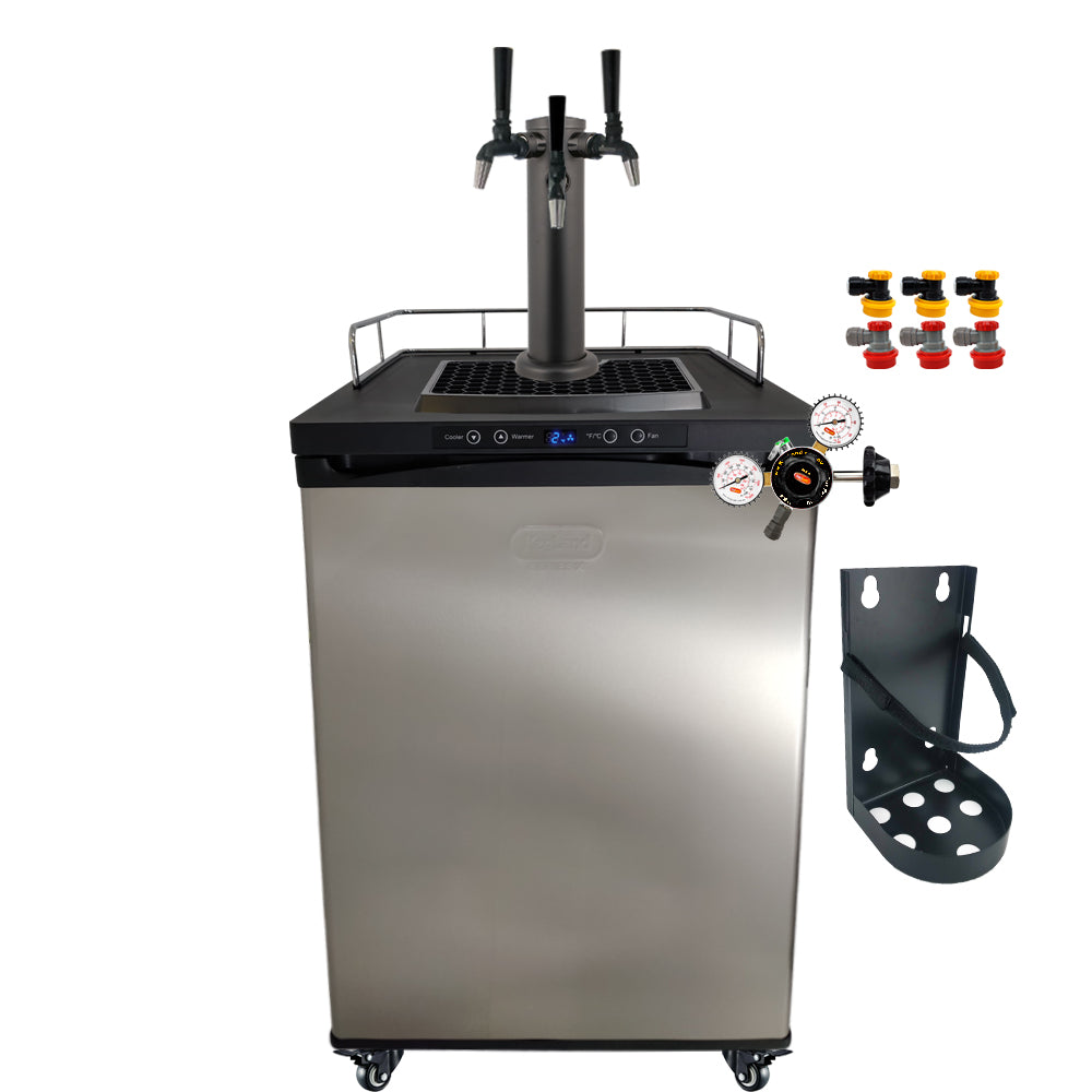Get the All Black Phantom Beer Tower and the Punisher Edition NukaTaps on your preferred Kegerator model.
