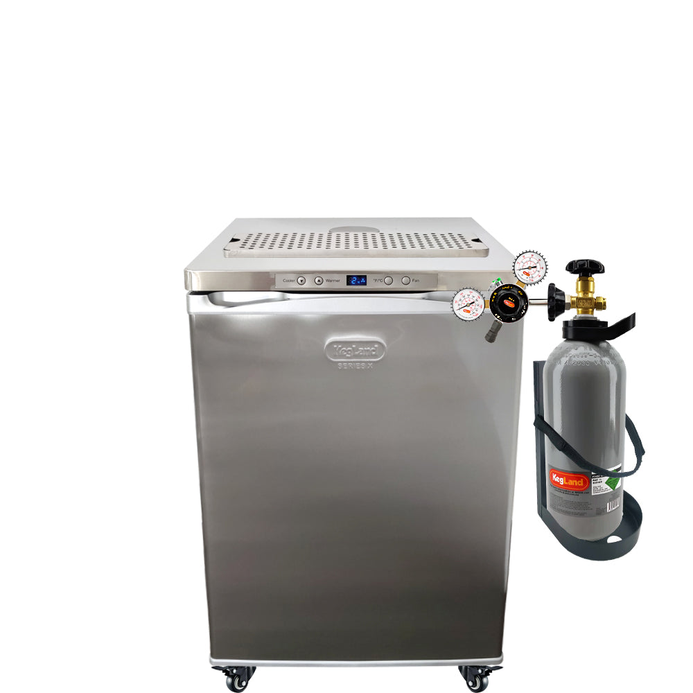 Get the All Black Phantom Beer Tower and the Punisher Edition NukaTaps on your preferred Kegerator model.