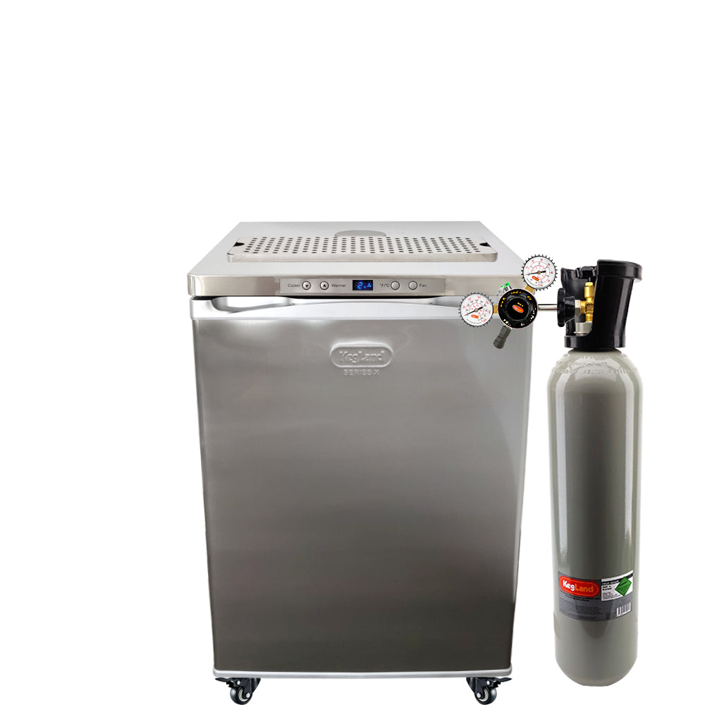 Get the All Black Phantom Beer Tower and the Punisher Edition NukaTaps on your preferred Kegerator model.