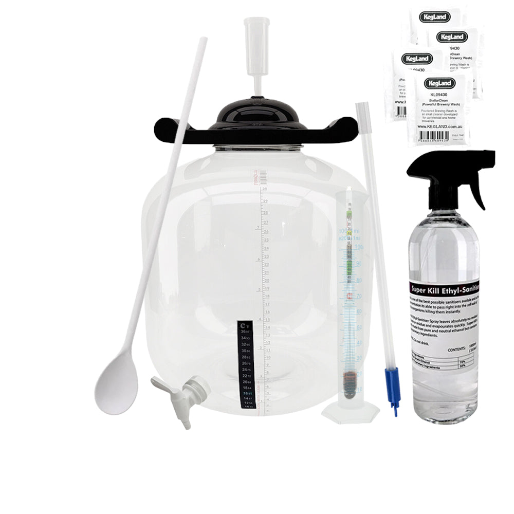 The great benefit of this kit is that is a very economical way to get started and you can get additional equipment later on.