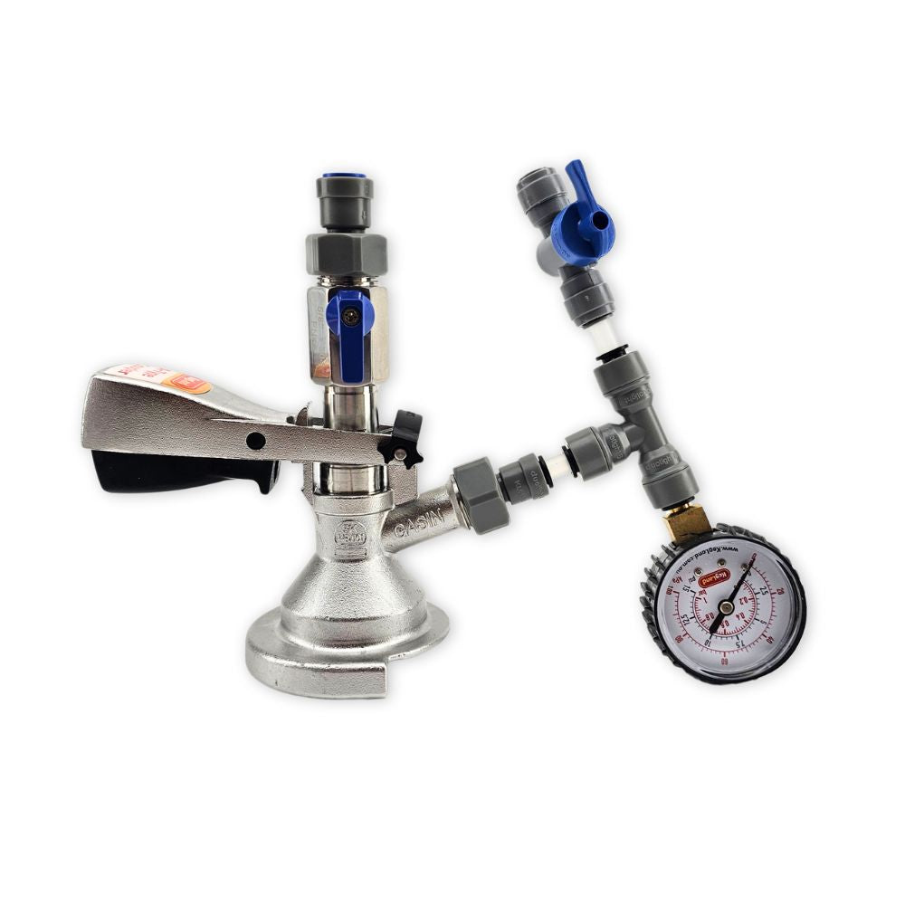 This Talos A-Type Filling coupler is fitted with a 9.5mm duotight x 5/8" Female fitting. Suitable hosing to fill would be KL06248 EVABarrier 6.3mm(1/4inch)ID x 9.5mm (3/8inch)OD (12m)