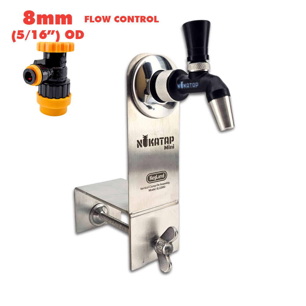 This portable keg dispenser solution uses the nukatap mini and is perfect for mini kegs.
