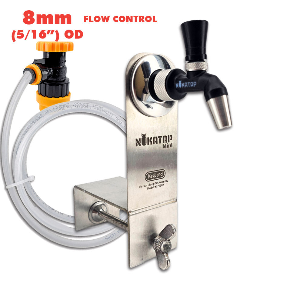 This portable keg dispenser solution uses the nukatap mini and is perfect for mini kegs.