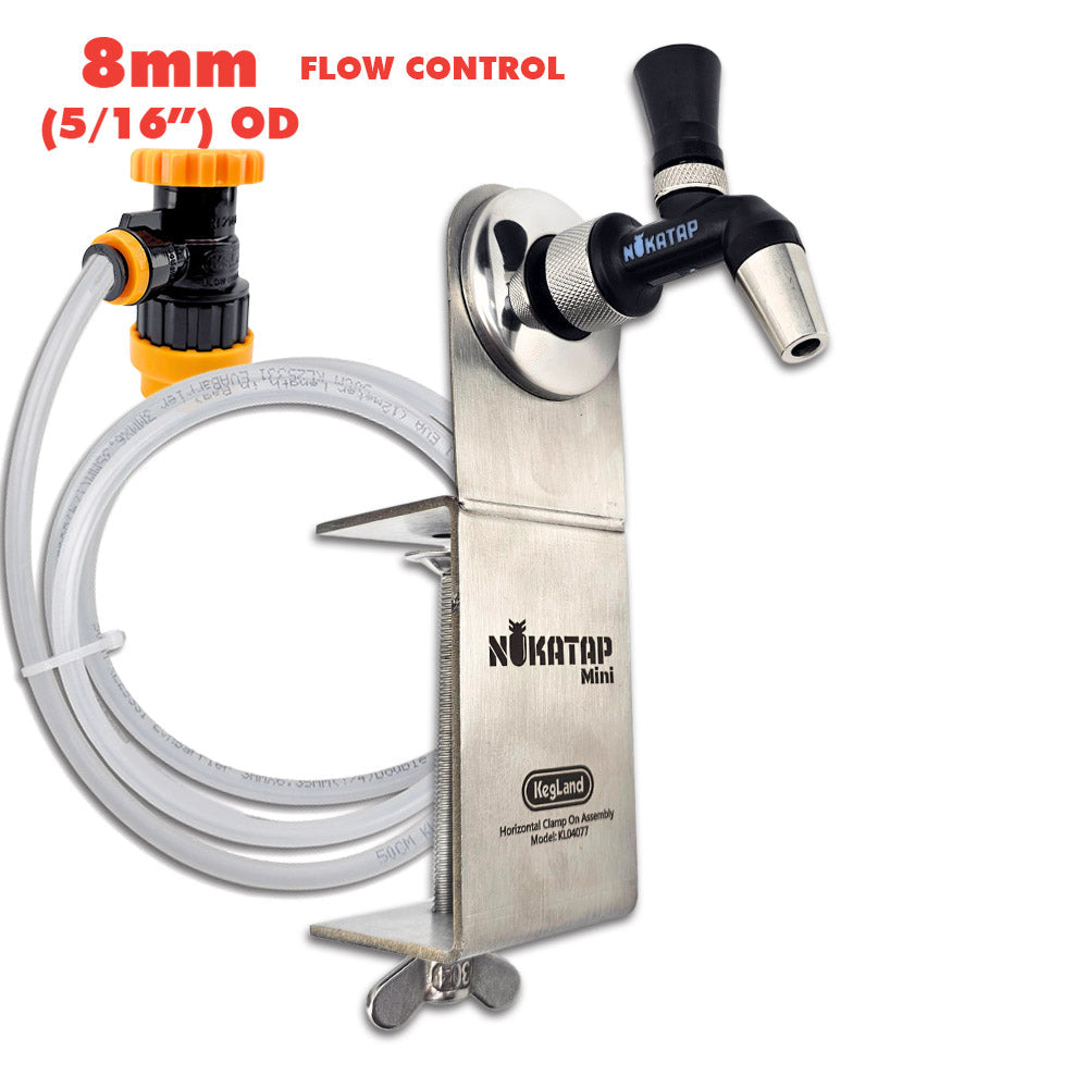 This portable keg dispenser solution uses the nukatap mini and is perfect for mini kegs.