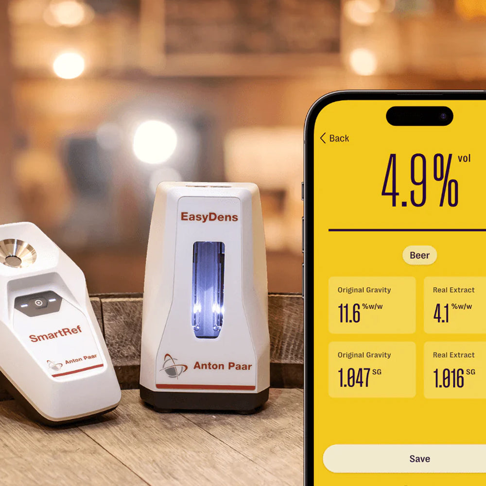Anton Paar EasyDens & SmartRef Saver Combo - Checking ABV of finished beer