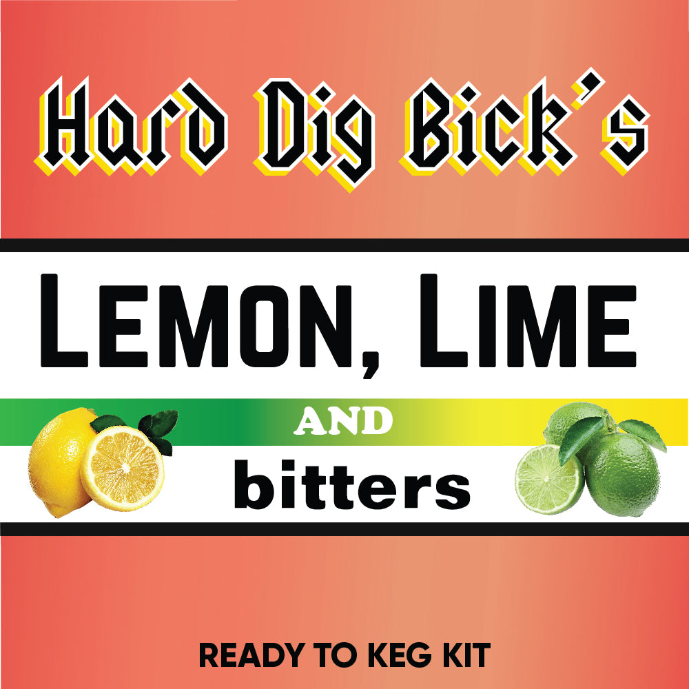 Hard Dig Bick's Lemon Lime and Bitters - Ready to Keg Kit