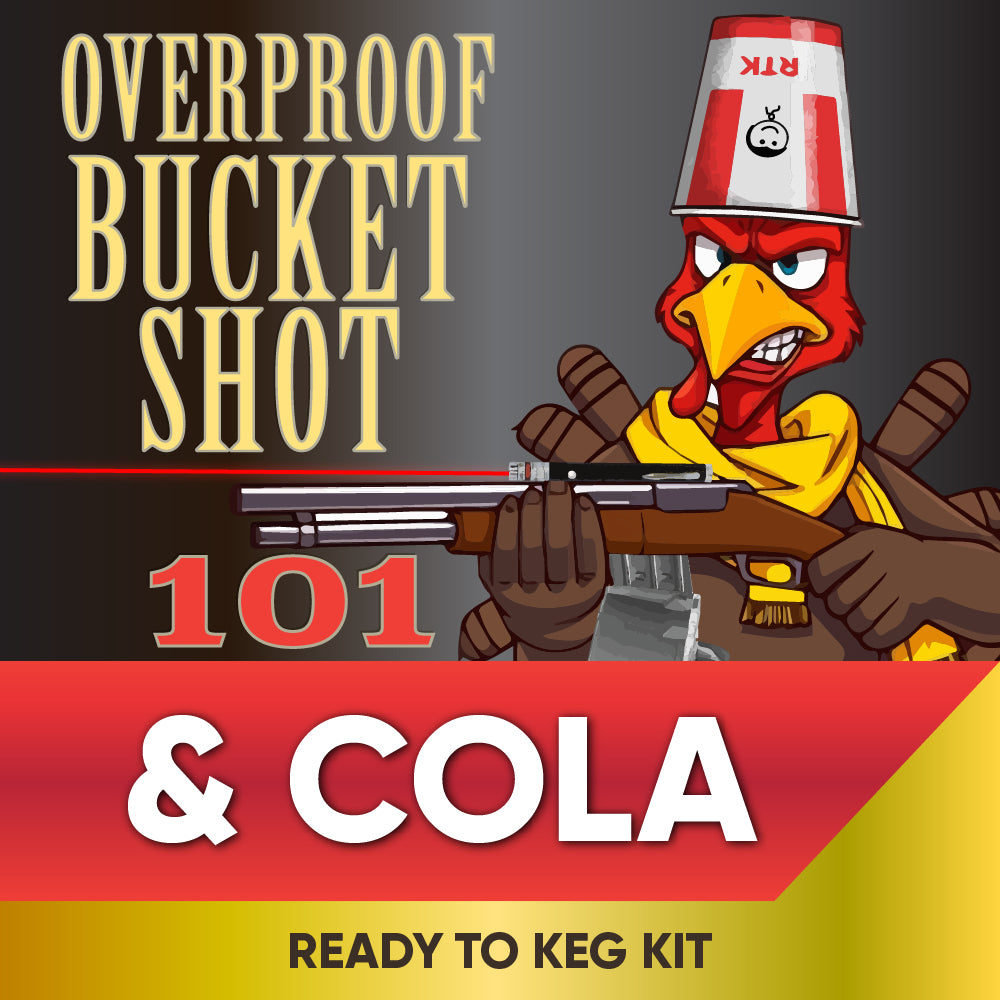 Bucket Shot Kentucky Bourbon and Cola Ready to Keg Kit