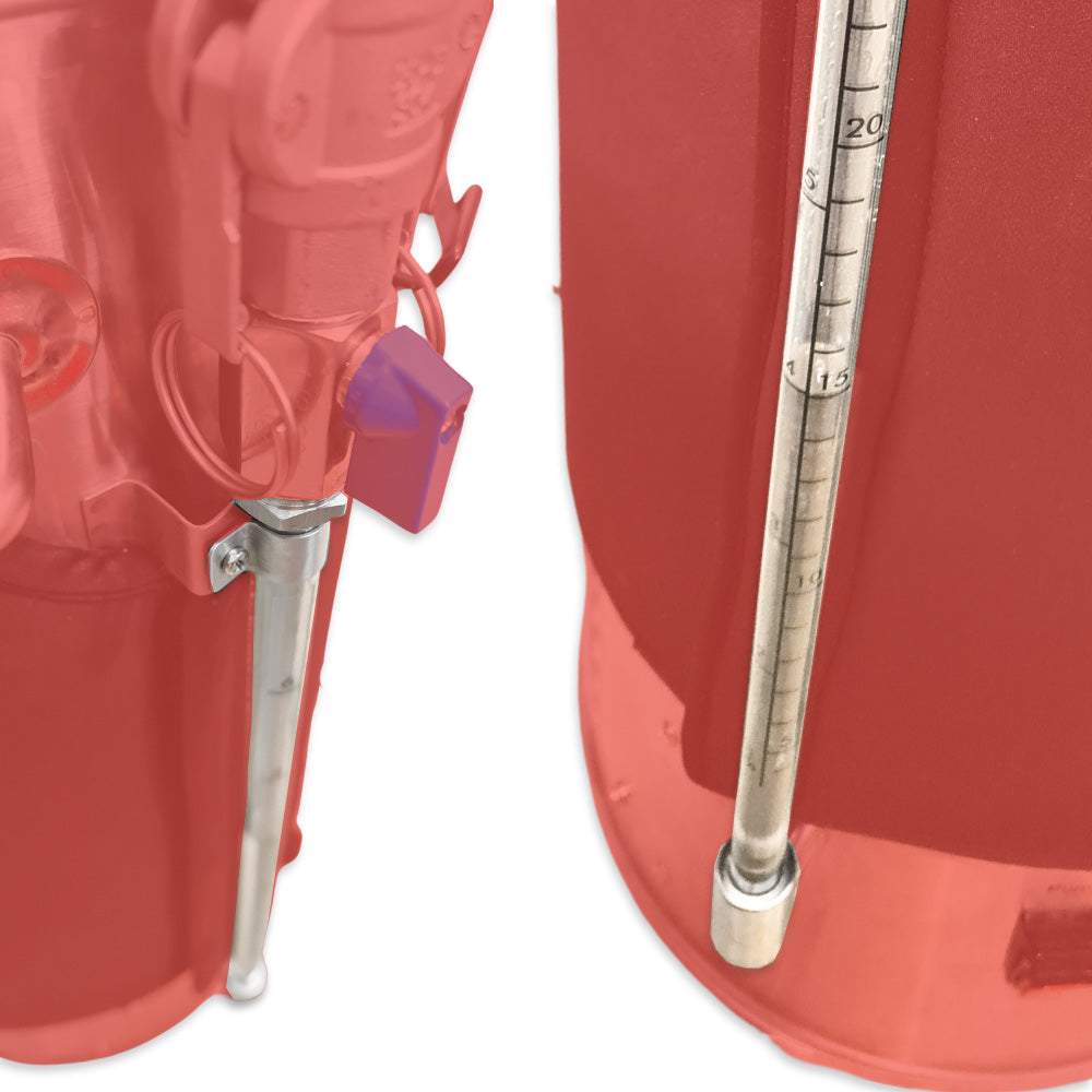 This upgrade kit suits 35L BrewZilla Gen 3 to 3.1.1 breweries. This will enable you to see the liquid level through the incredibly strong and crack resistant PPSU sight glass.