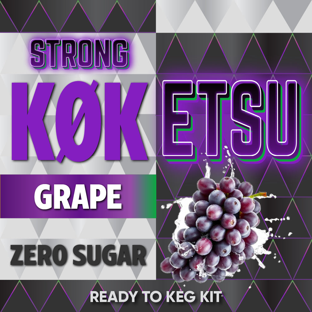 Hard KOKETSU Grape - Zero Sugar - Ready to Keg Kit
