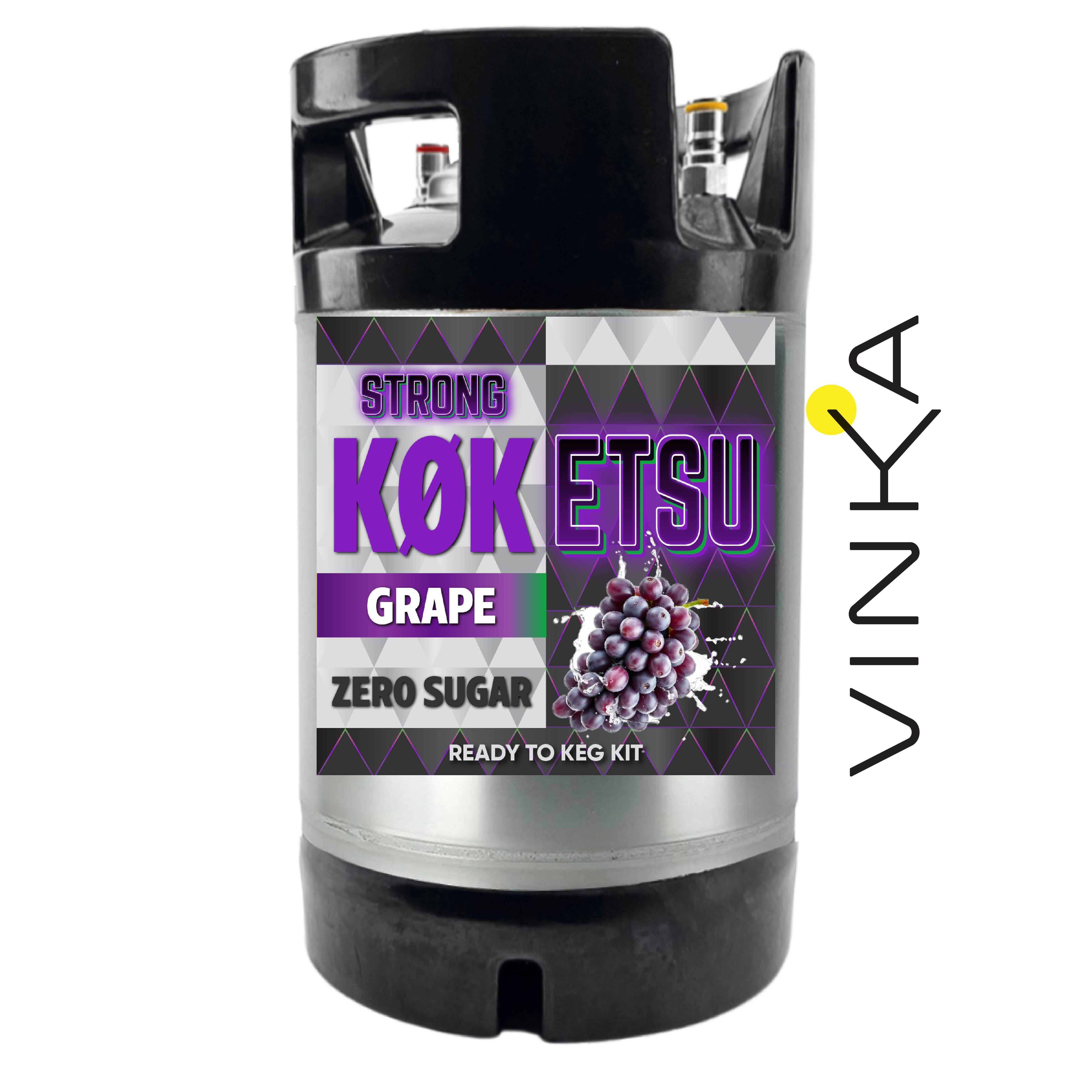 Hard KOKETSU Grape - Zero Sugar - Ready to Keg Kit