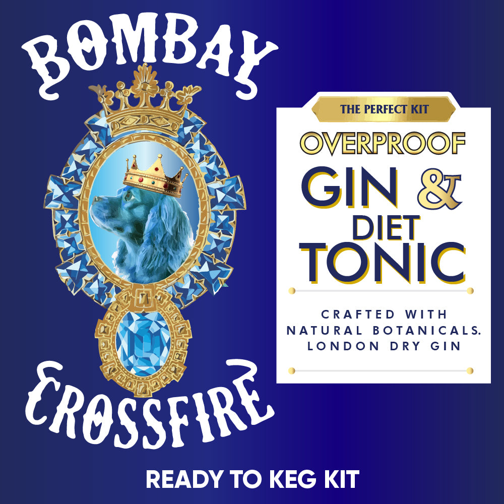 Overproof Bombay Gin and Diet Tonic VINKA 19L & 9.5L RTK Kits (ABV 9.4%)