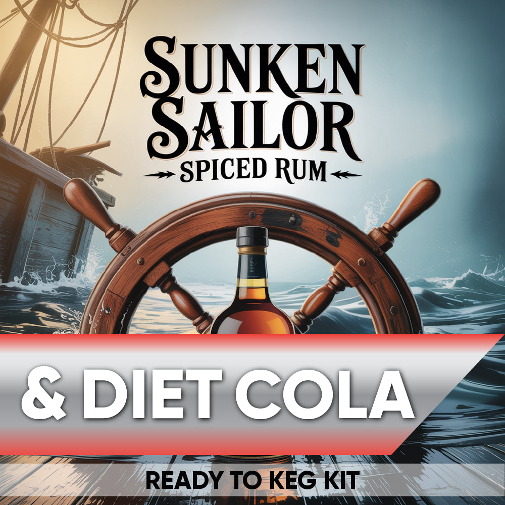 Impressence Spiced Rum and Cola Flavour Shots in a Ready to Keg Format and Low Sugar... you bloody ripper!
