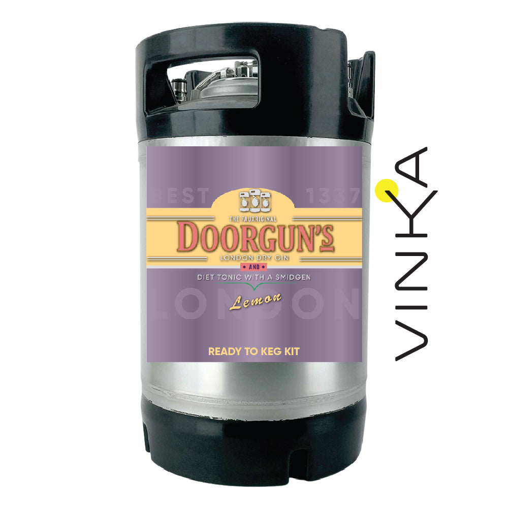 Mix up your own keg of Gordon's Style Gin & Light Tonic with the KegLand London Dry Gin and Diet Tonic Kit with lashes of piney juniper and zesty citrus.