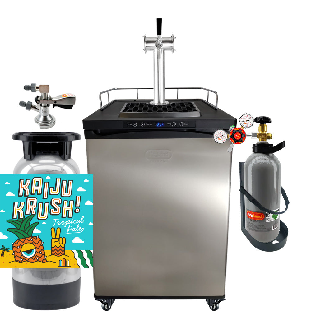 Krush! boasts a super-clean malt profile with a shipload of juicy tropical fruit flavours.