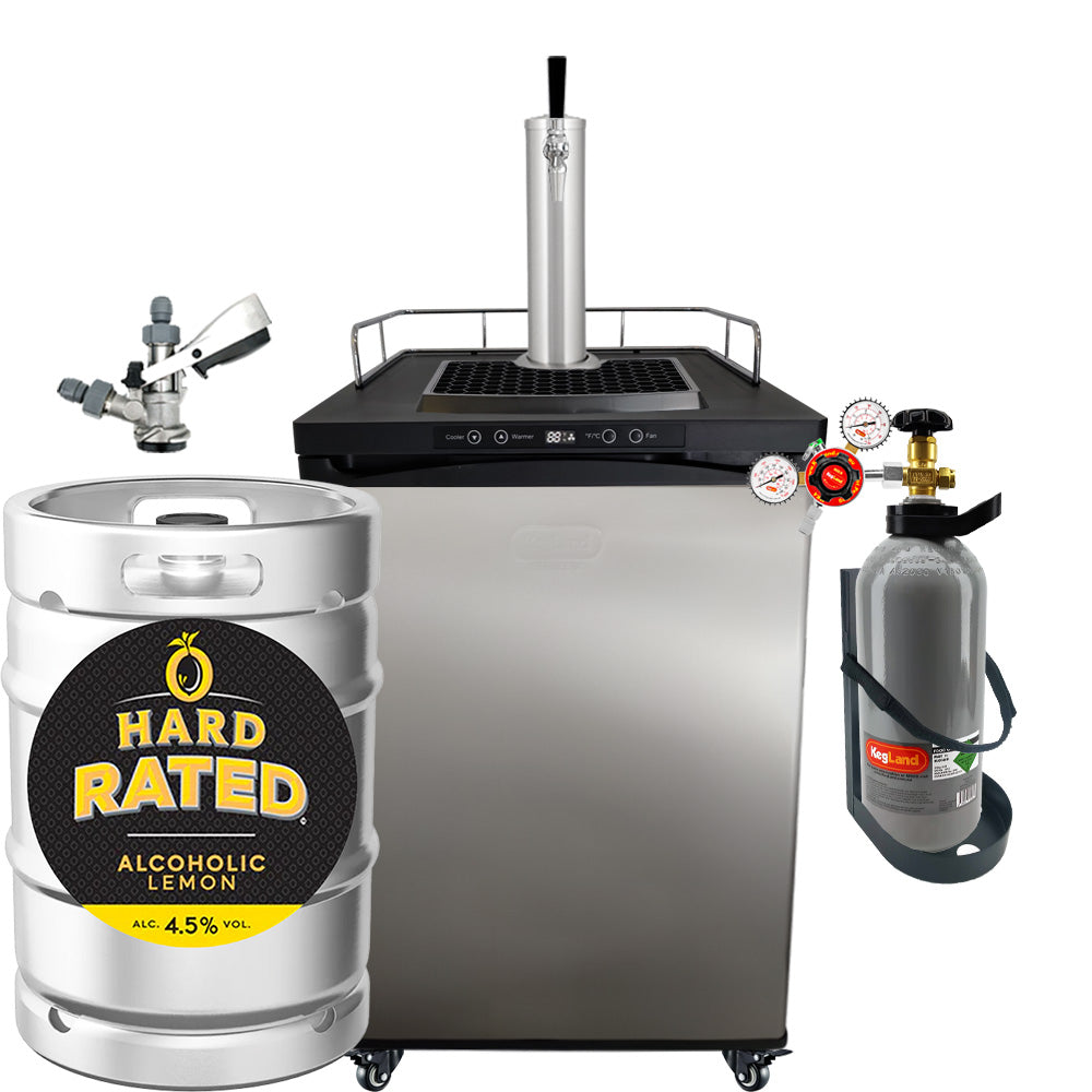 Back by popular demand, Hard Rated Alcoholic lemon pub squash in a 50L Keg.