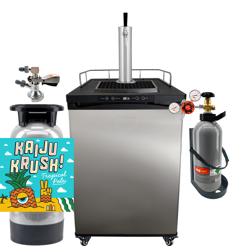 Krush! boasts a super-clean malt profile with a shipload of juicy tropical fruit flavours.
