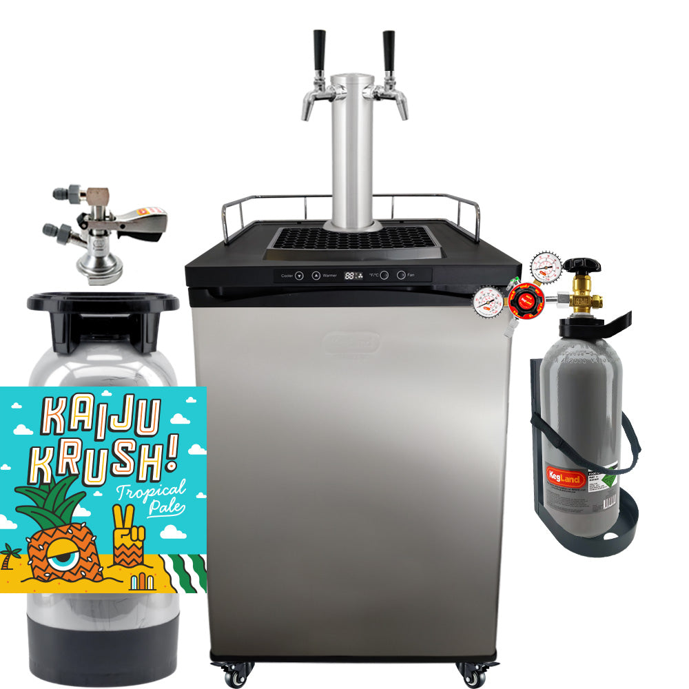 Krush! boasts a super-clean malt profile with a shipload of juicy tropical fruit flavours.
