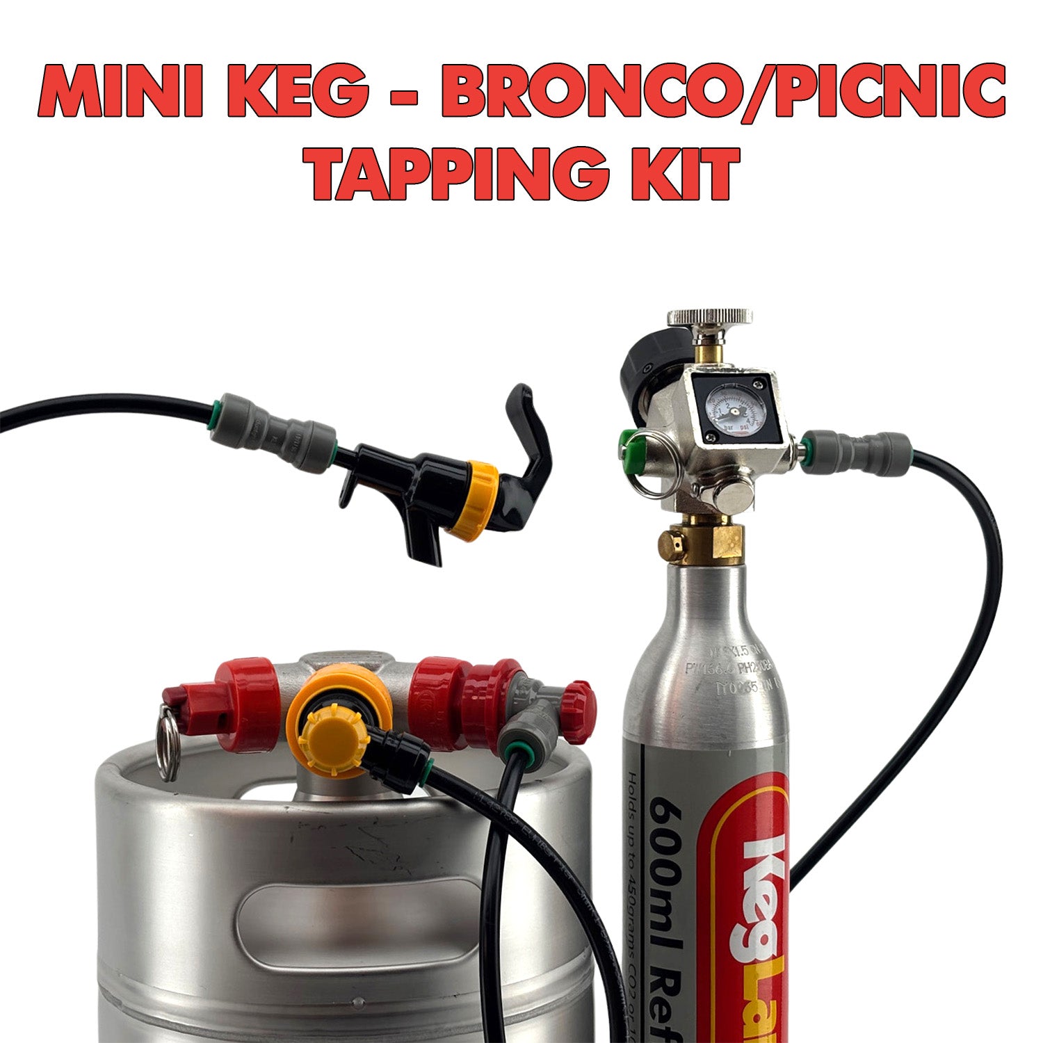 Mini Keg - Bronco/Picnic Tap - Tapping Kit
