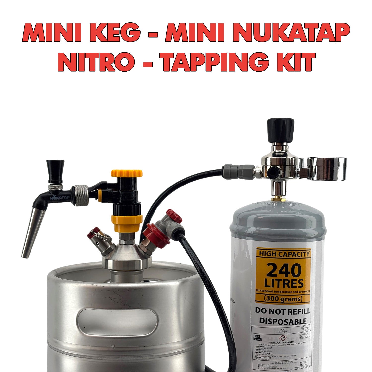 Mini Keg - Mini NukaTap Nitro - Tapping Kit