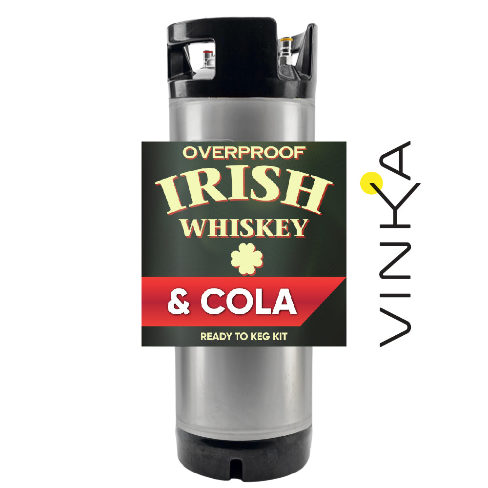 Overproof Irish Whiskey & Cola 19L Ready To Keg Kit (ABV 8.7%)