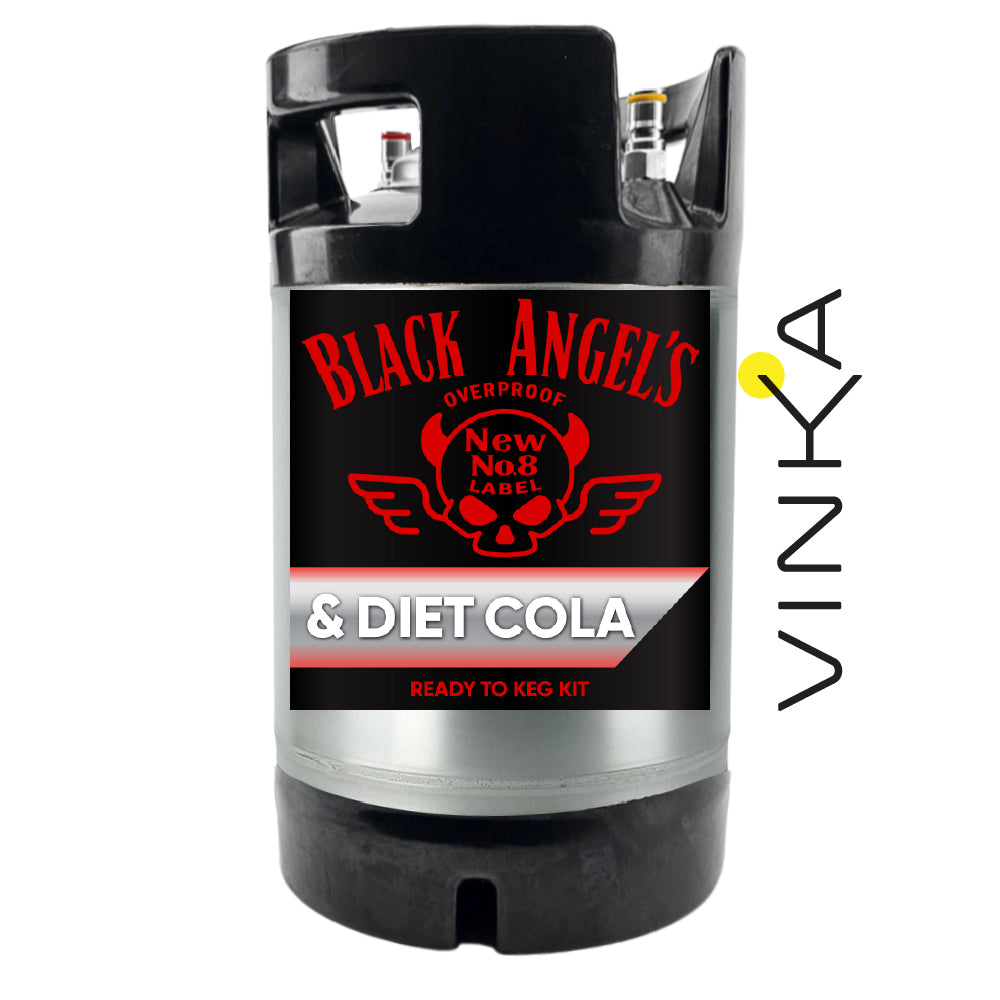 Black Angel's Tennessee Bourbon and Diet Cola - Ready to Keg Kit