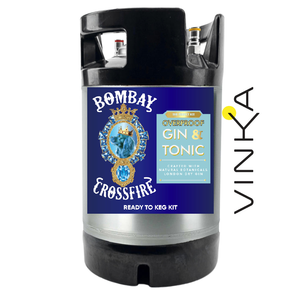 Bombay Crossfire Gin and Tonic - Ready to Keg Kit