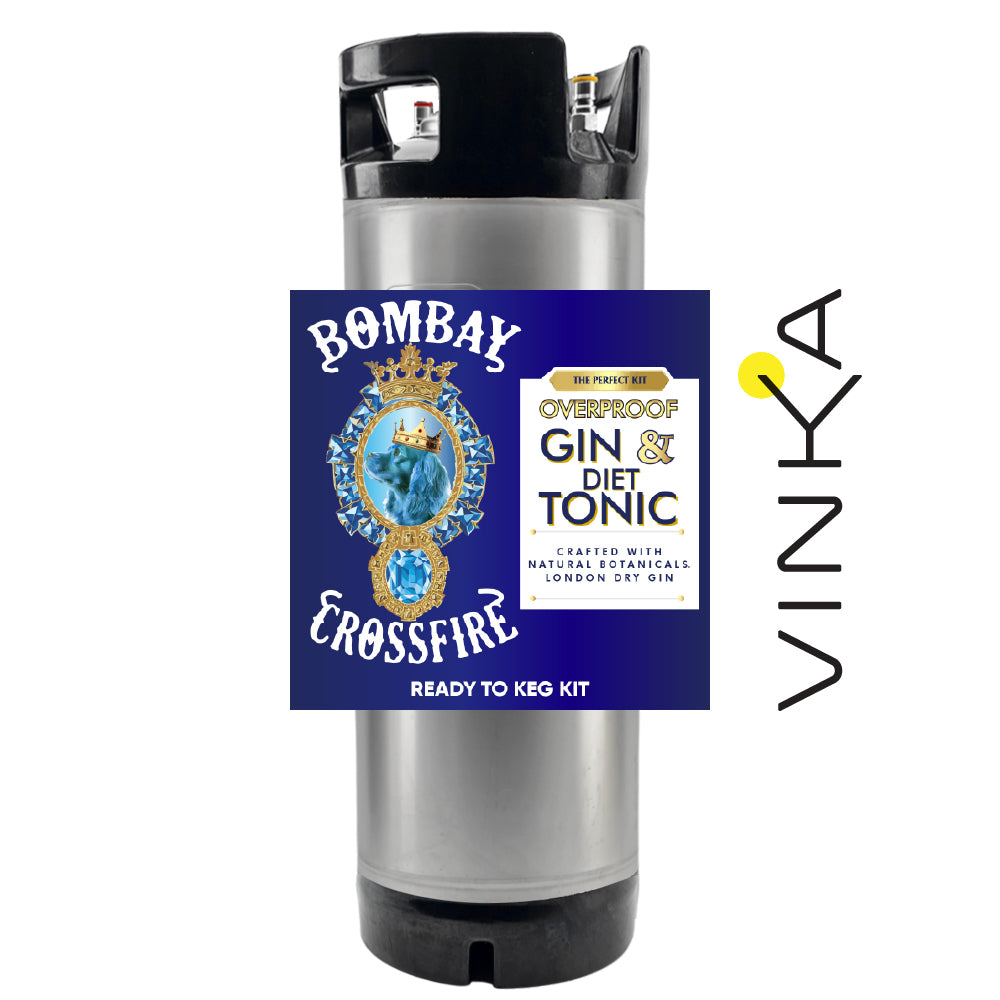 Overproof Bombay Gin and Tonic VINKA 19L RTK Kit (ABV 9.4%)