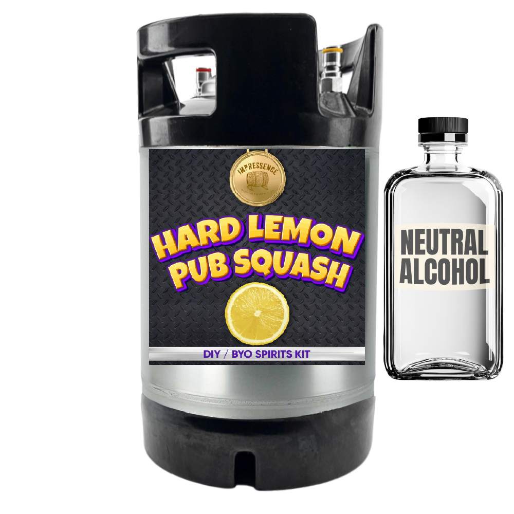Hard Lemon Pub Squash - DIY ~ BYO Spirits Keg Mix Kit 9.5L