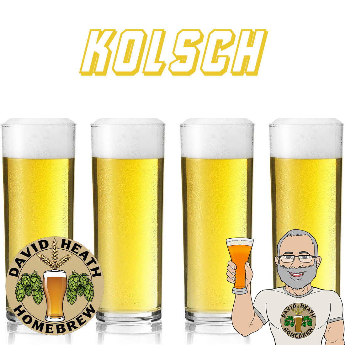 David Heath All Grain Recipe Kit - Kolsch