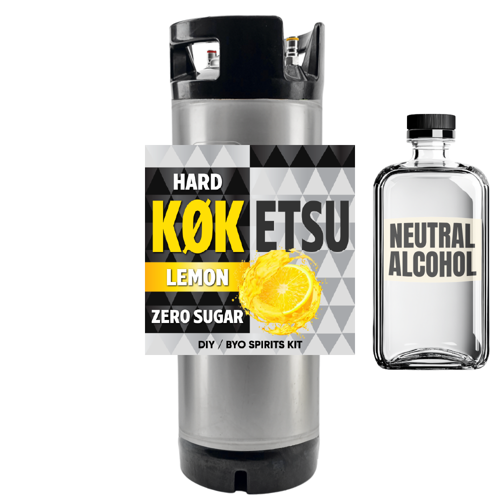 Hard Koketsu Lemon Seltzer - DIY/BYO Spirit 19L Kit