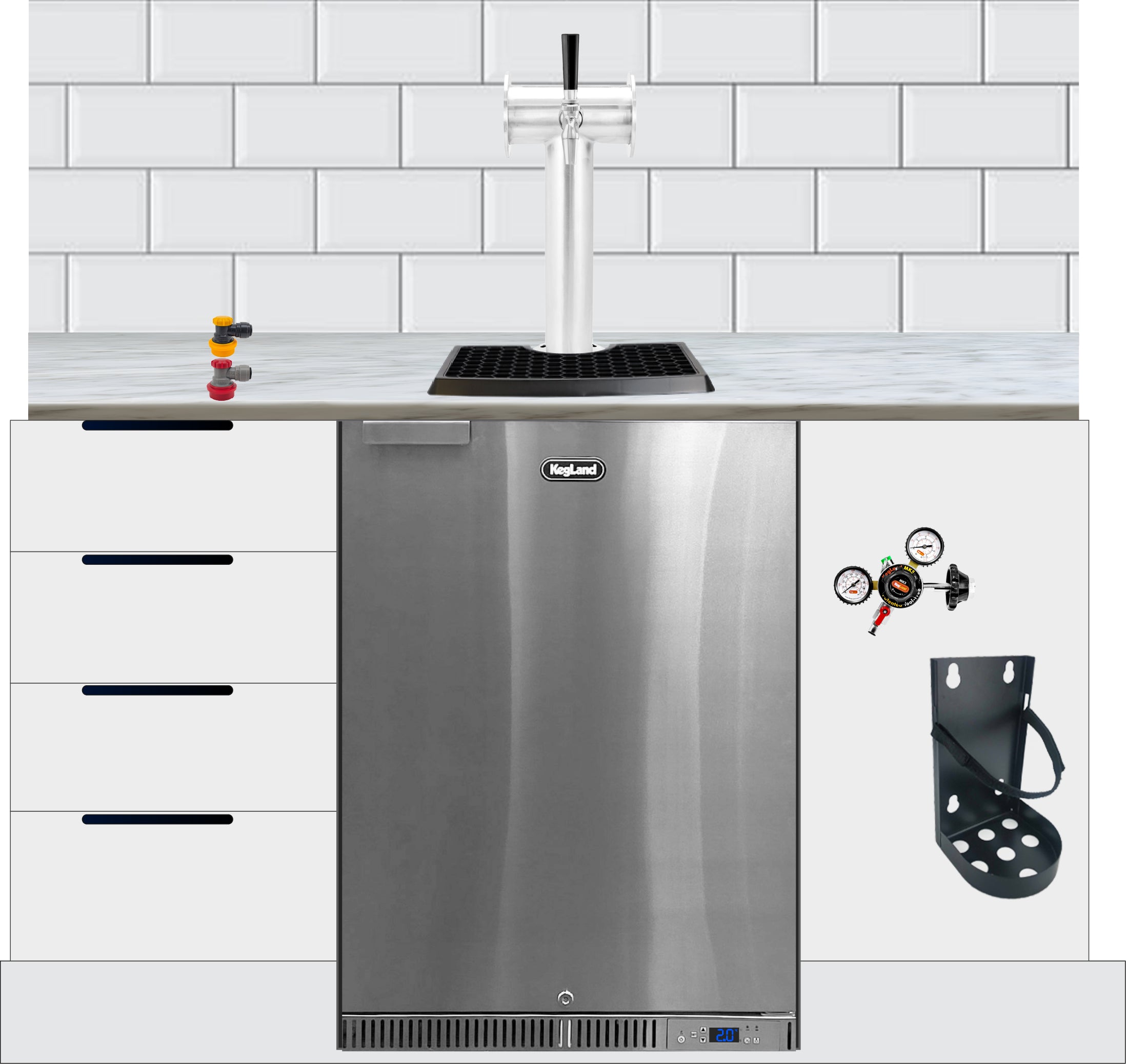 KegLand Under Cover Kegerator Builder