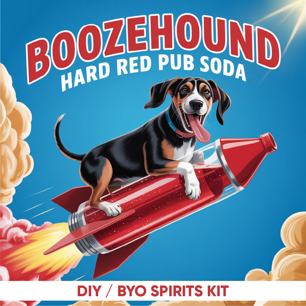Boozehound Hard Red Pub Soda - Creaming Soda - DIY ~ BYO Spirits Keg Kit