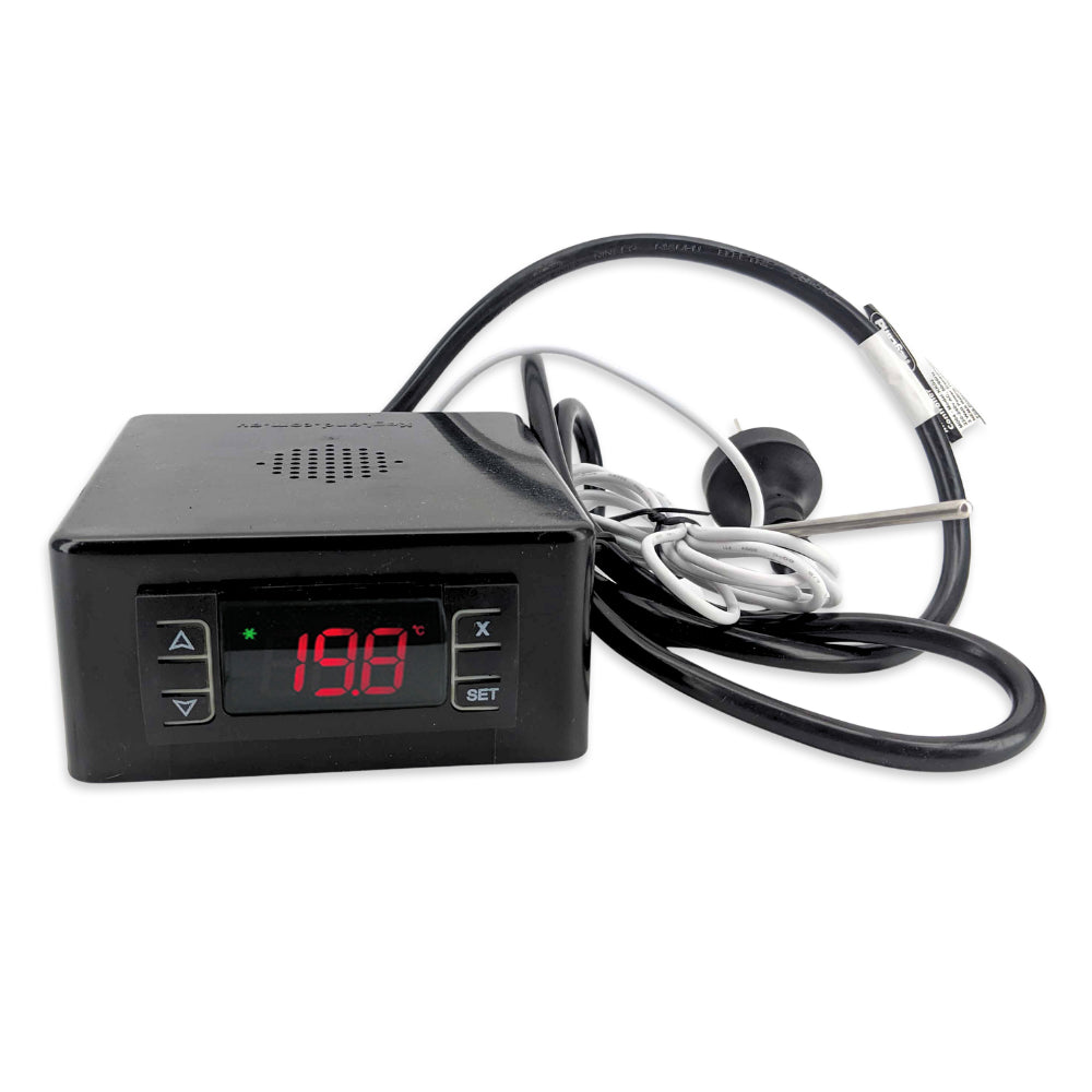The MKII Temperature controller is an absolutely essential device for homebrewers looking to control all parts of the heating and cooling in the brewing or distilling process.