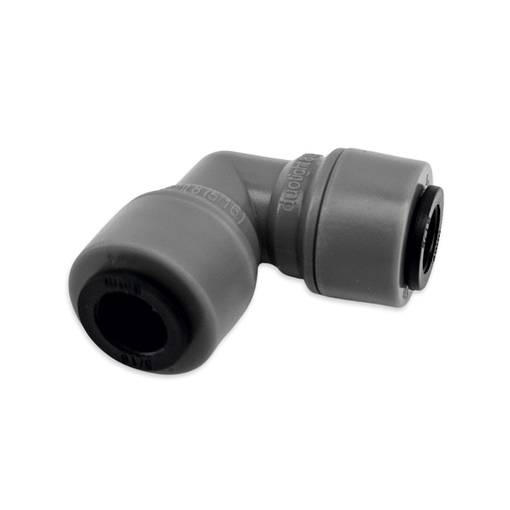 The perfect fitting for bending around tight corners, the 8mm duotight elbow uses two o-rings for superior performance and reliability.
