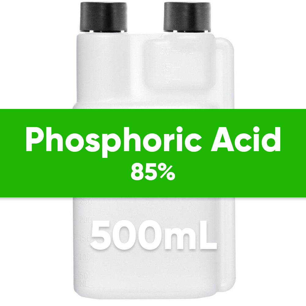Phosphoric acid (AKA orthophosphoric acid or H3PO4) is a mineral inorganic acid that can be used as a non-foaming/non-rinse sanitiser when diluted to water to a concentration of 1mL/2L.