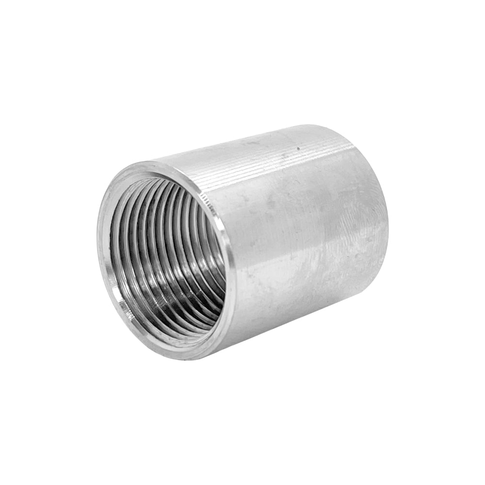 1/4 Inch BSP Stainless Internal Threaded Pipe Socket. A very common size in gas fittings, or small irrigation set ups.