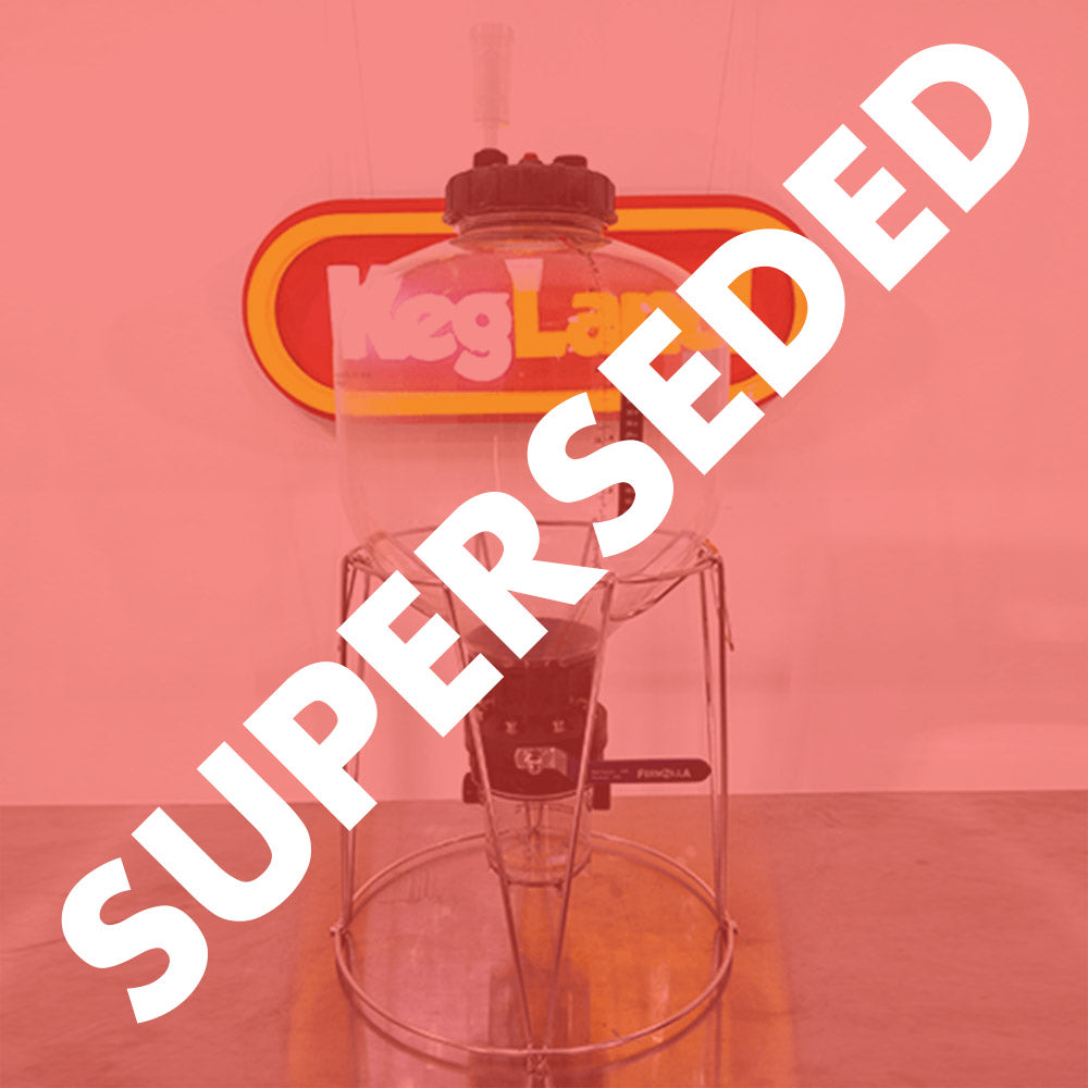 This product has been superseded by the current Generation 3 model KL25898 FermZilla Tri-Conical 27L
