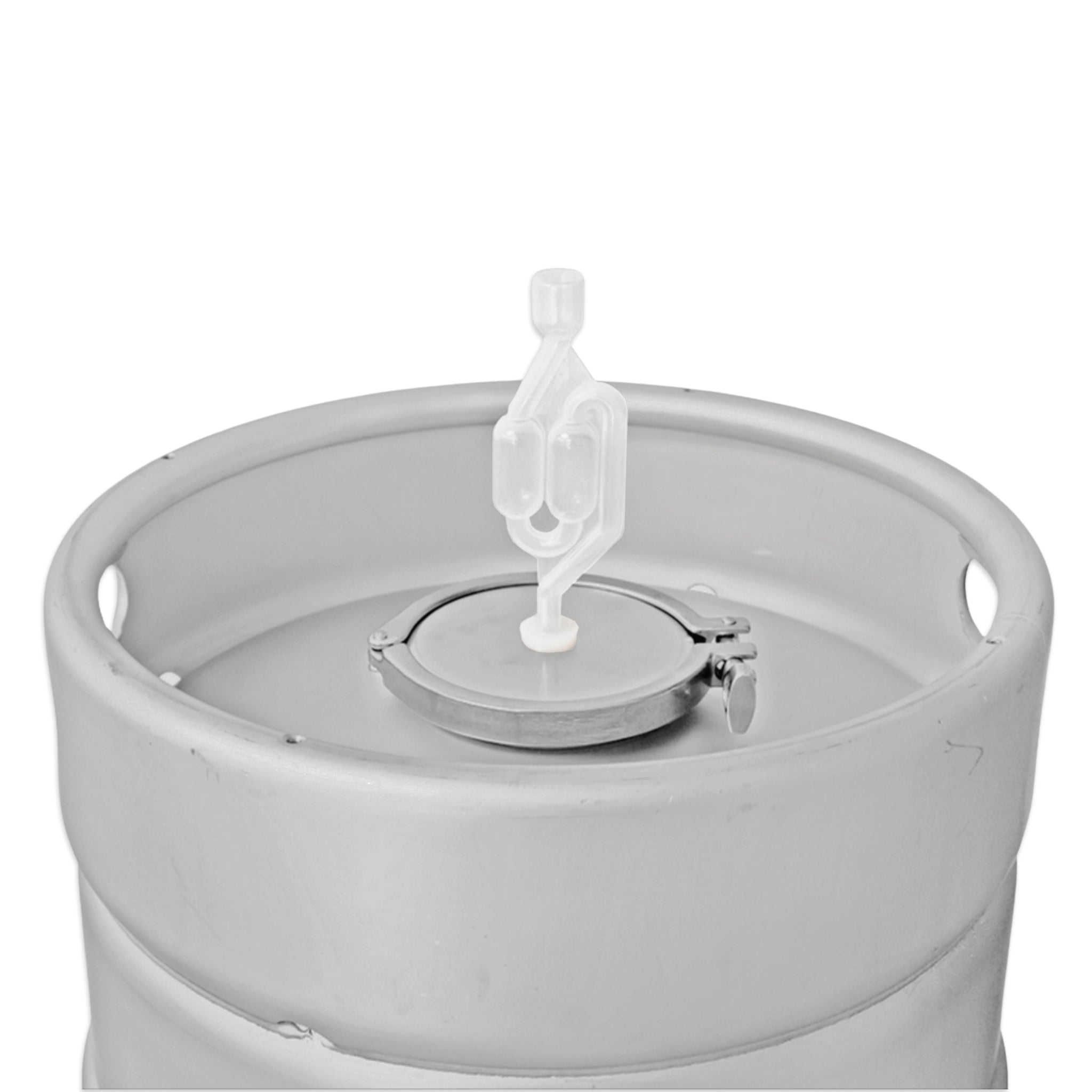 Close up of S-Type Airlock on a 29L Kegmenter.