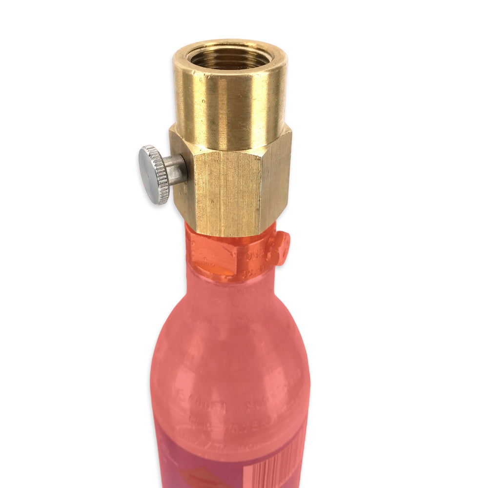 Finally, an easy and inexpensive way to fill your own Sodastream Cylinders at home at a fraction of the cost of getting the refills from your local store.