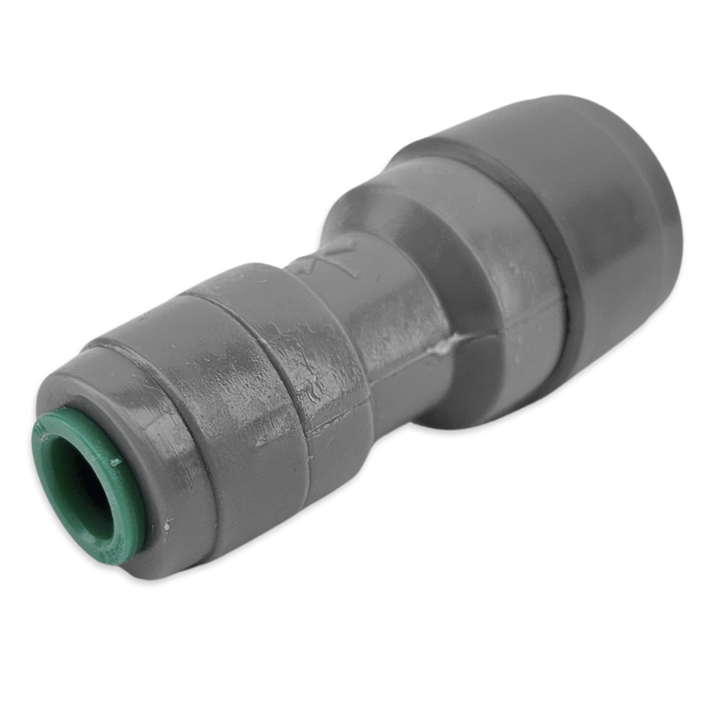 Close up of 6.3mm green hosing collet.
