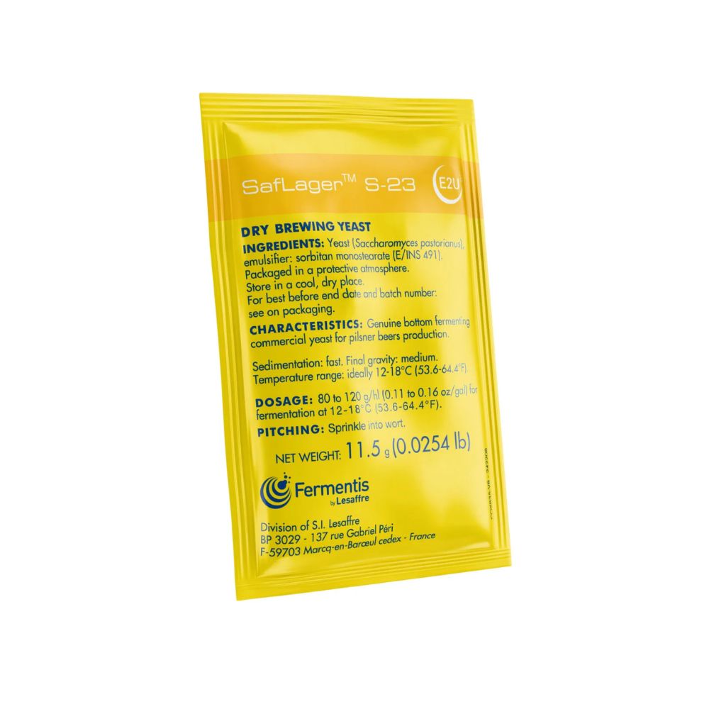 Fermentis SafLager S-23 Yeast x 11.5g - KegLand