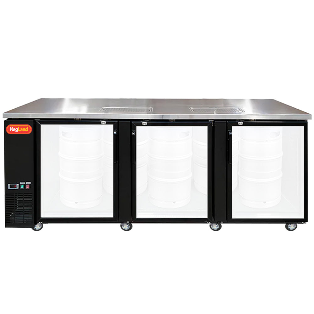 Our Grand Deluxe 3 kegerator/keg fridges are commercial grade and designed for the ultimate mancave or bar / cafe or restaurant. This unit can hold up to 20 x 19L Cornelius Ball Lock Kegs.