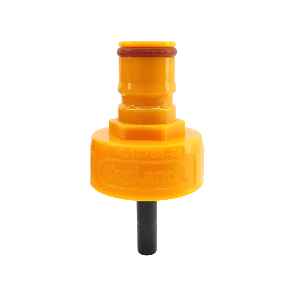 YELLOW - FermZilla Liquid/Gas Post Plastic Carbonation Cap - KegLand