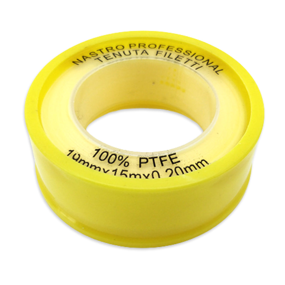100% PTFE Plumbers Tape (Teflon Tape) - 3 Pack (15m per roll)